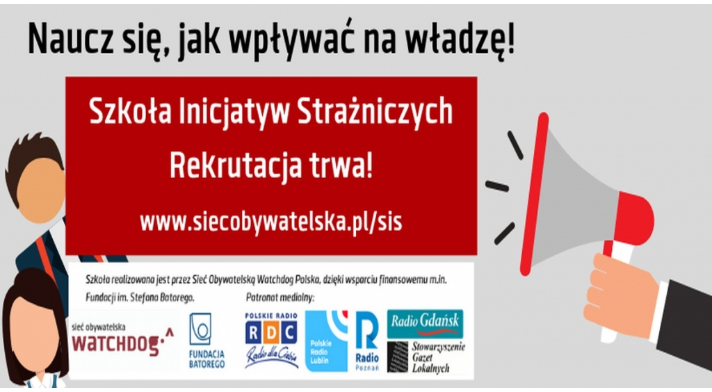 Zapraszamy do Szkoły Inicjatyw Strażniczych