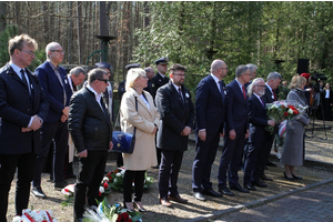 Uroczystość patriotyczna w Piaśnicy