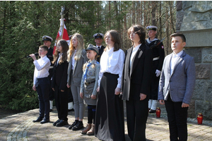 Uroczystość patriotyczna w Piaśnicy