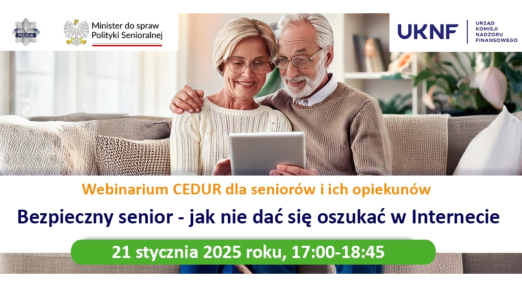 Seniorze! Nie daj się oszukać w Internecie!