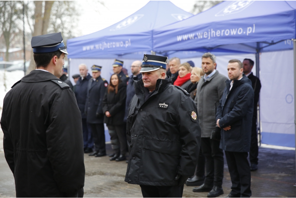 Przekazanie wozu OSP Wejherowo
