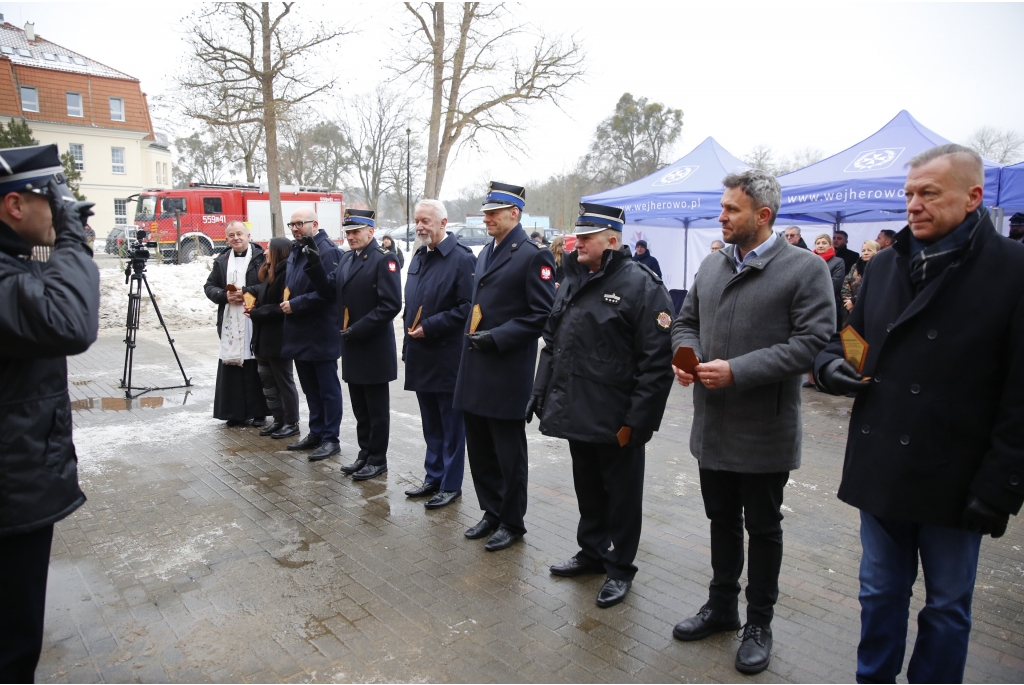Przekazanie wozu OSP Wejherowo