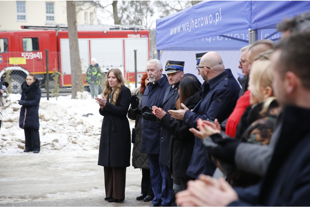 Przekazanie wozu OSP Wejherowo