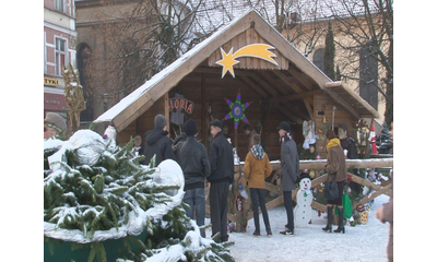 Szopka Bożonarodzeniowa na wejherowskim rynku