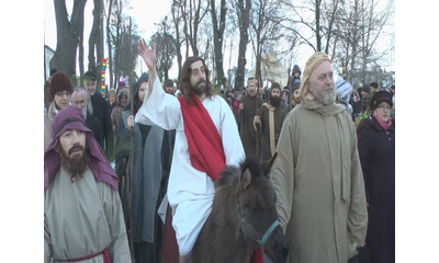 Inscenizacja Niedzieli Palmowej początkiem Wielkiego Tygodnia