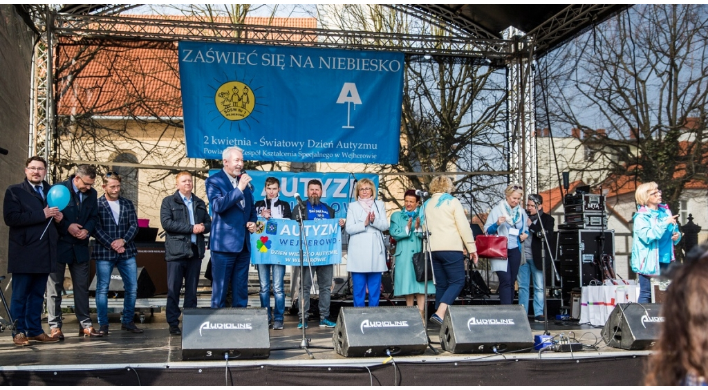 Światowy Dzień Świadomości Autyzmu. Wejherowo na niebiesko 