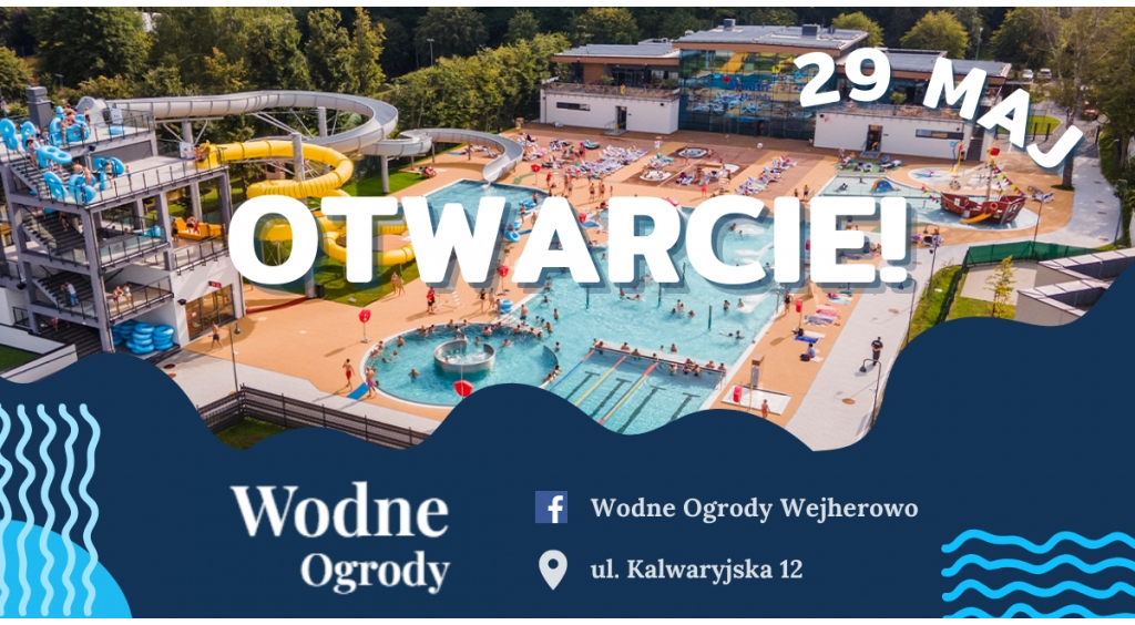 Wodne Ogrody otwarte od 29 maja 