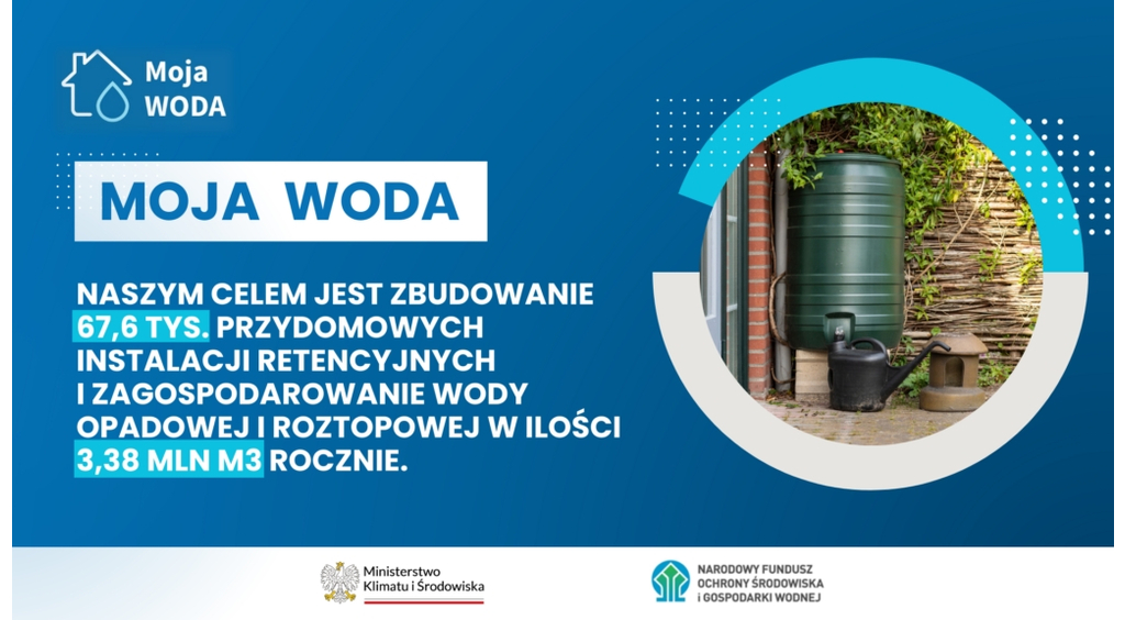 Moja woda - dofinansowanie proekologicznych inwestycji 