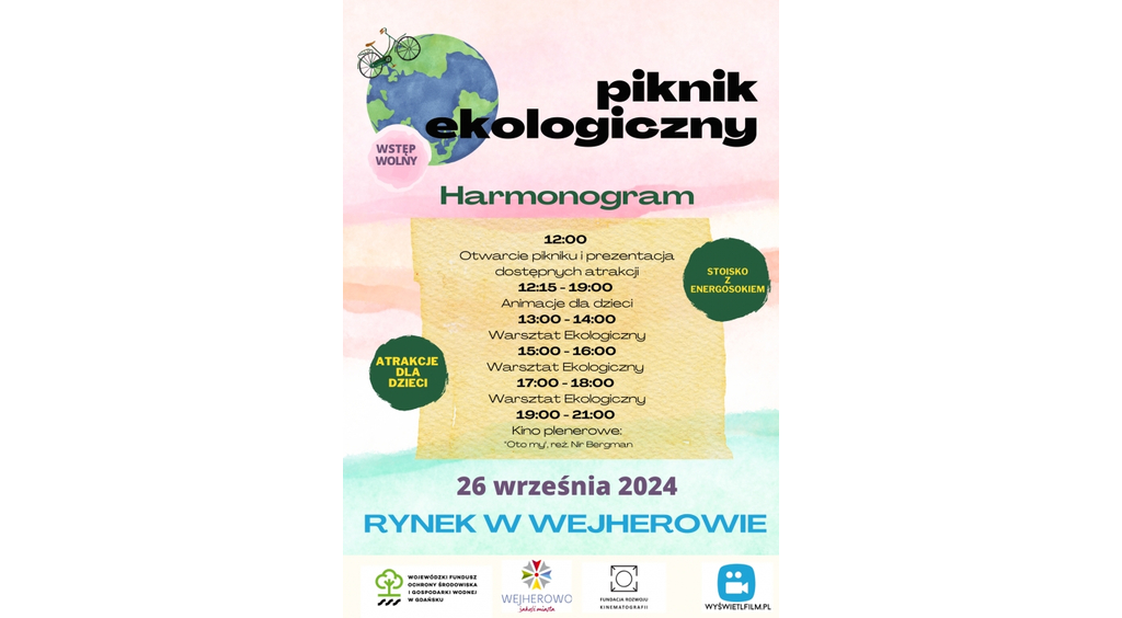 Piknik ekologiczny na wejherowskim rynku 