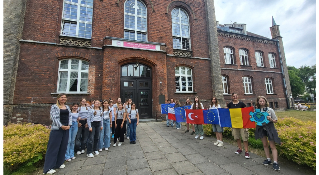 Wizyta uczniów z Turcji i Rumunii w wejherowskiej „dziewiątce” 