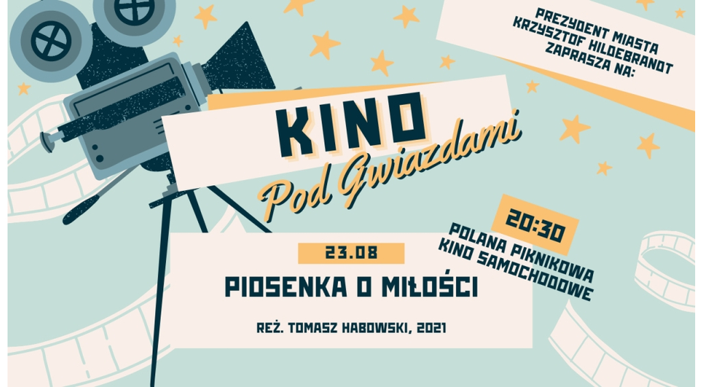 Zapraszamy na kino samochodowe na Polanie Piknikowej w Parku Miejskim 