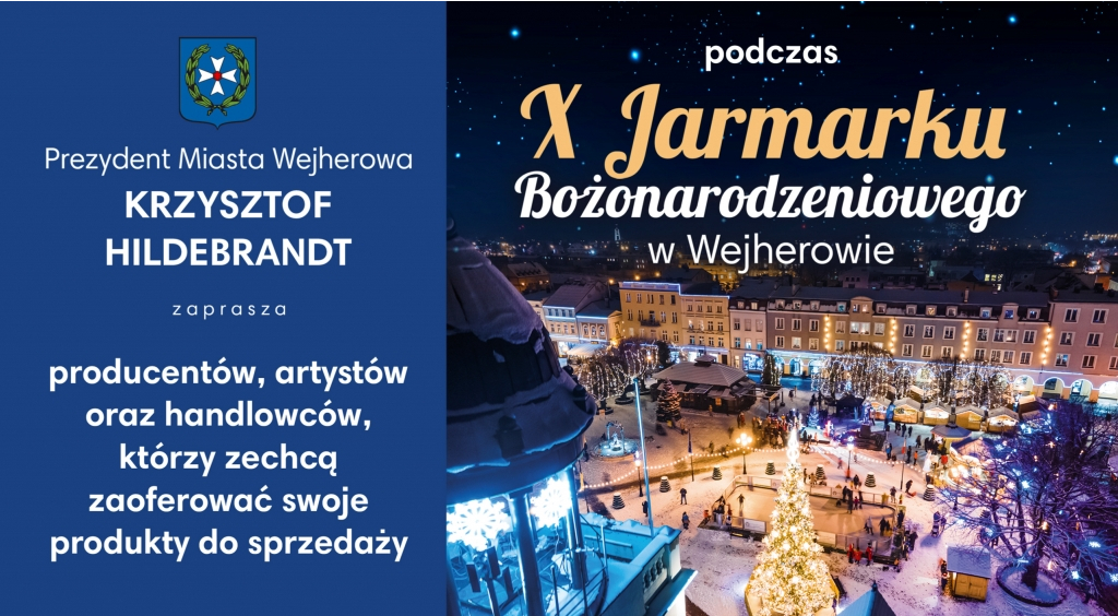 Zostań wystawcą X Jarmarku Bożonarodzeniowego