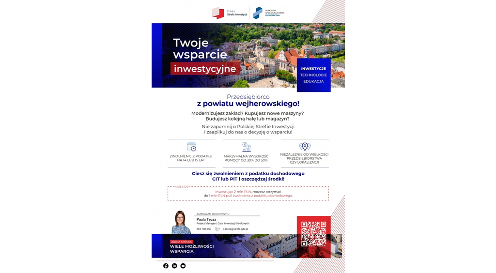 Wsparcie dla przedsiębiorców  