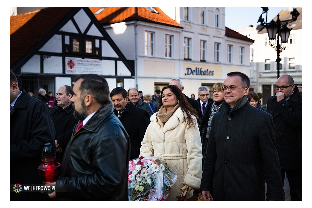 Wejherowianie upamiętnili prezydenta RP śp. Lecha Kaczyńskiego - 08.02.2014