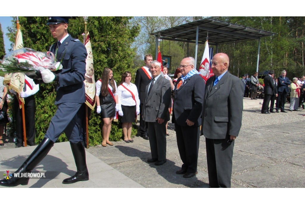 Wejherowscy kombatanci na obchodach 70. rocznicy wyzwolenia obozu w Potulicach  - 25.04.2015