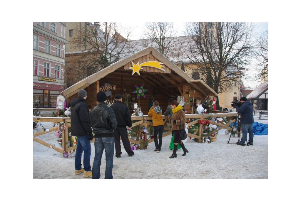 Szopka Bożonarodzeniowa na wejherowskim reynku - 21.12.2012