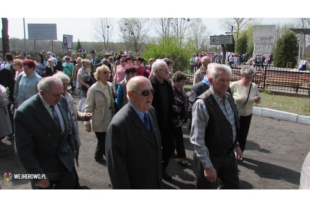 Wejherowscy kombatanci na obchodach 70. rocznicy wyzwolenia obozu w Potulicach  - 25.04.2015