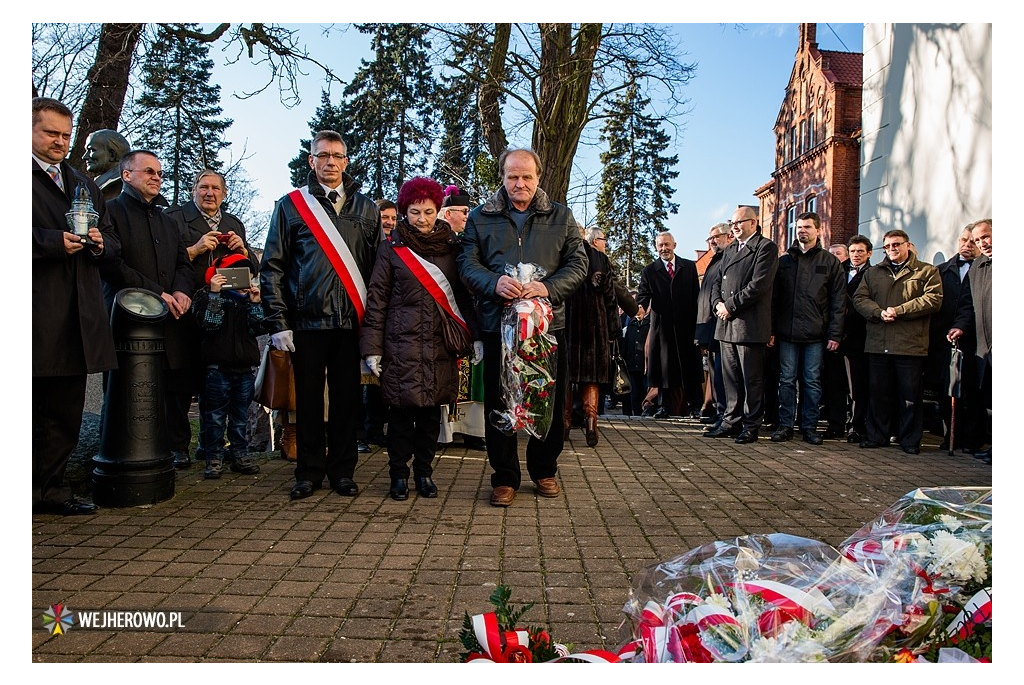 Wejherowianie upamiętnili prezydenta RP śp. Lecha Kaczyńskiego - 08.02.2014