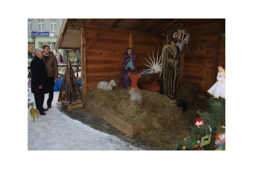 Szopka Bożonarodzeniowa na wejherowskim reynku - 21.12.2012