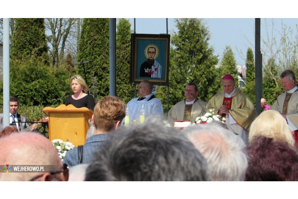 Wejherowscy kombatanci na obchodach 70. rocznicy wyzwolenia obozu w Potulicach  - 25.04.2015