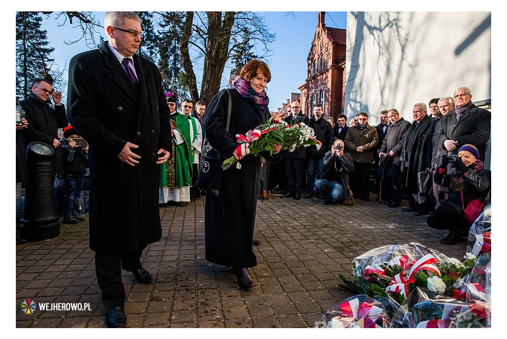 Wejherowianie upamiętnili prezydenta RP śp. Lecha Kaczyńskiego - 08.02.2014