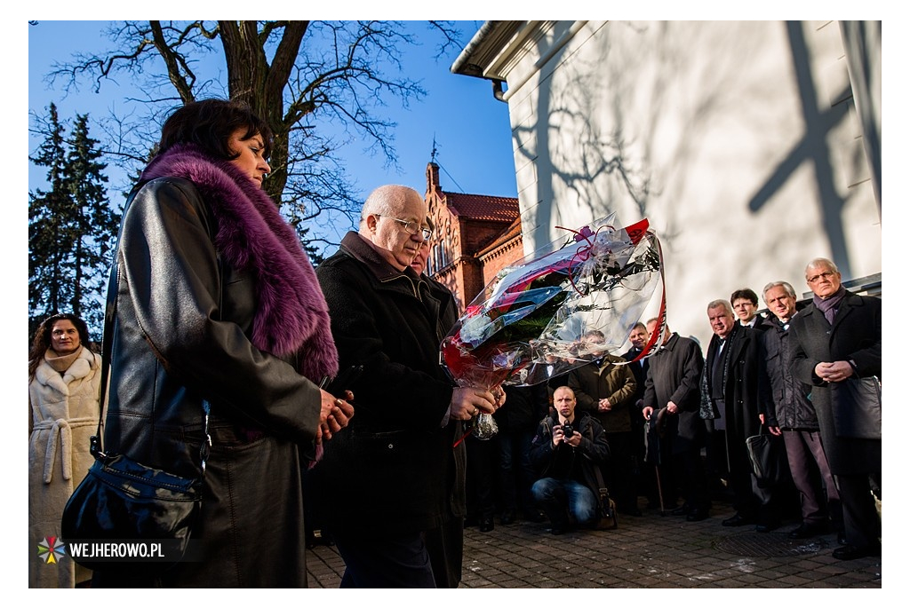 Wejherowianie upamiętnili prezydenta RP śp. Lecha Kaczyńskiego - 08.02.2014