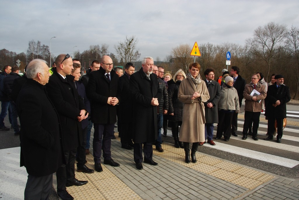 Węzeł Działki - przed i po otwarciu -26.02.2016