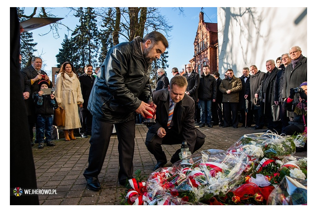 Wejherowianie upamiętnili prezydenta RP śp. Lecha Kaczyńskiego - 08.02.2014