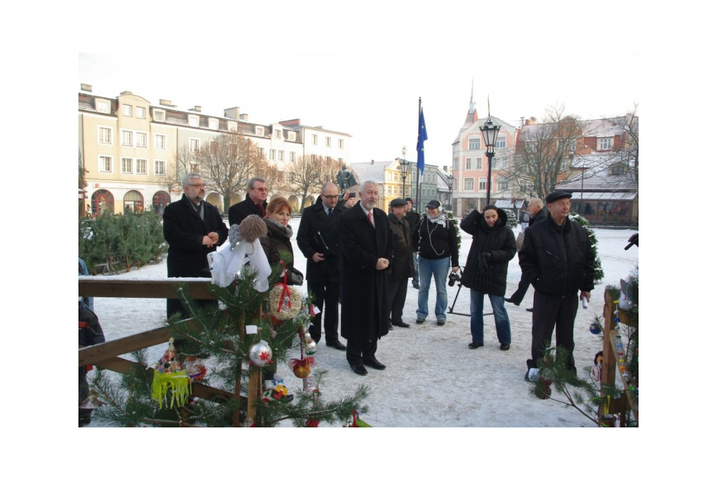 Szopka Bożonarodzeniowa na wejherowskim reynku - 21.12.2012