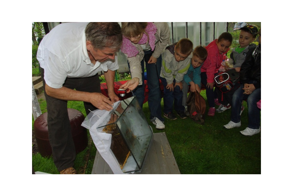 Jerzy Stankiewicz opowiada dzieciom o pszczołach - 04.05.2012