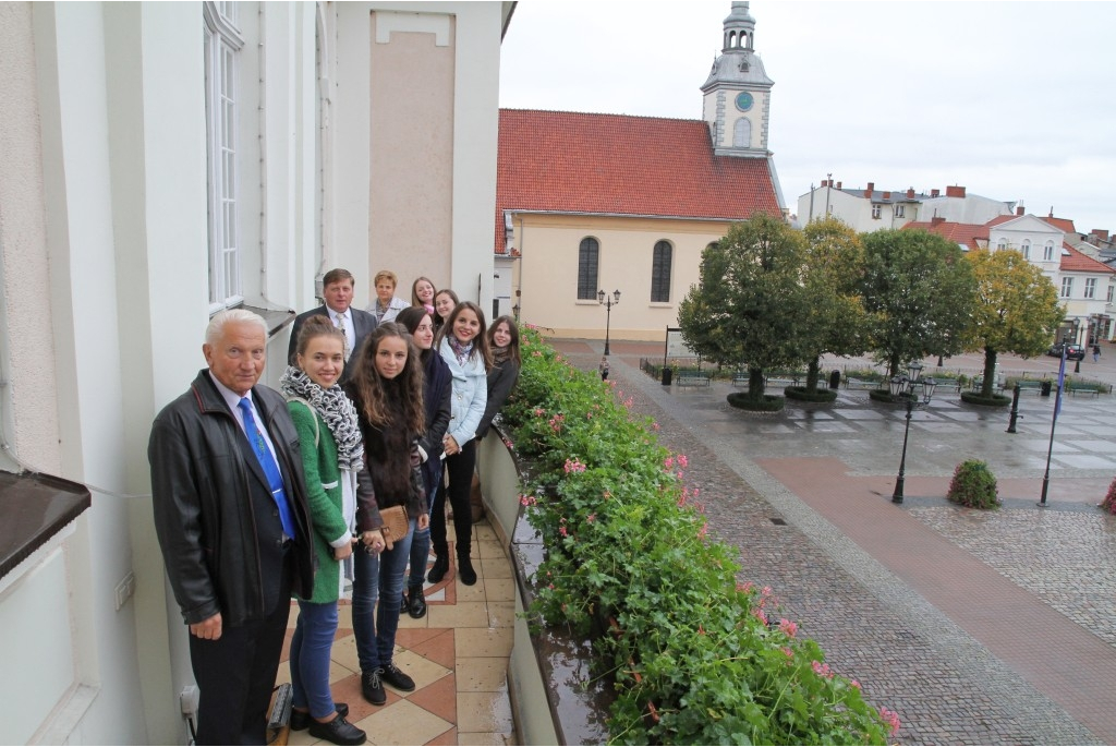 Studentki z Ukrainy w wejherowskim ratuszu