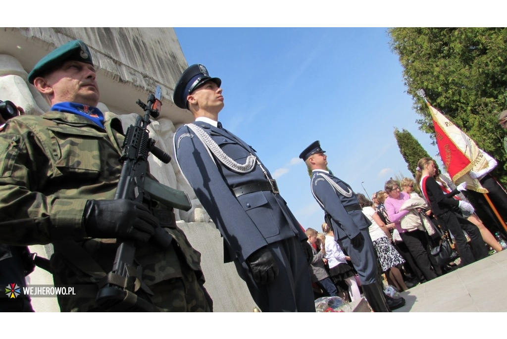 Wejherowscy kombatanci na obchodach 70. rocznicy wyzwolenia obozu w Potulicach  - 25.04.2015