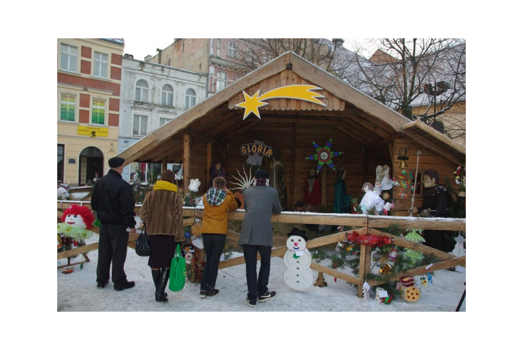 Szopka Bożonarodzeniowa na wejherowskim reynku - 21.12.2012