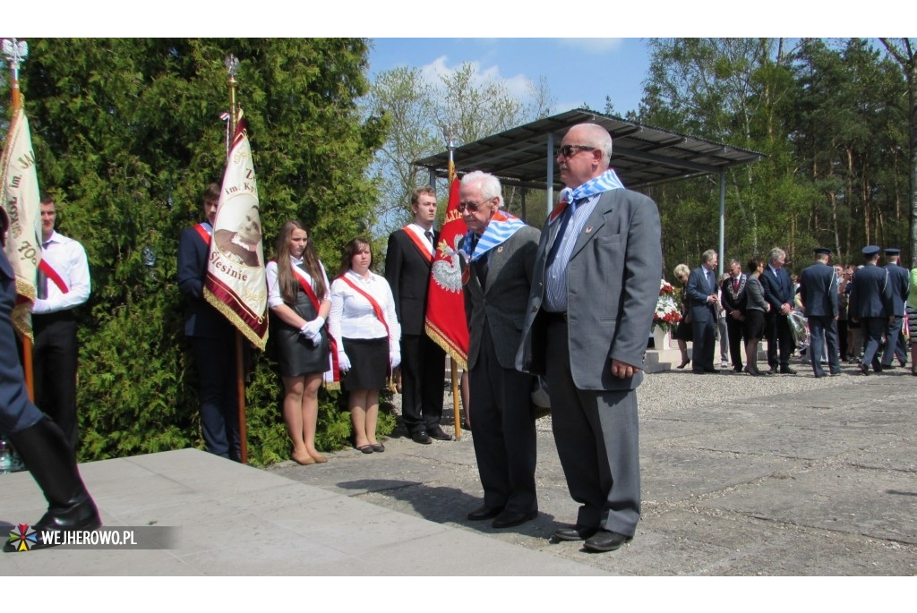 Wejherowscy kombatanci na obchodach 70. rocznicy wyzwolenia obozu w Potulicach  - 25.04.2015