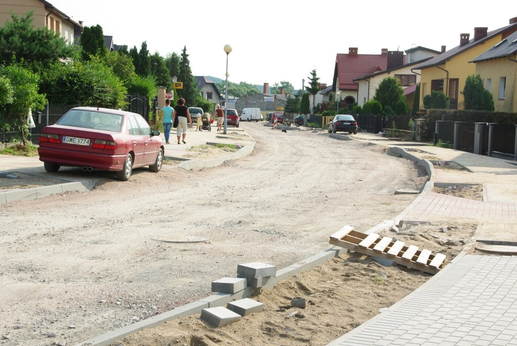 Trwa budowa wielu ulic w Wejherowie - 07.08.2013