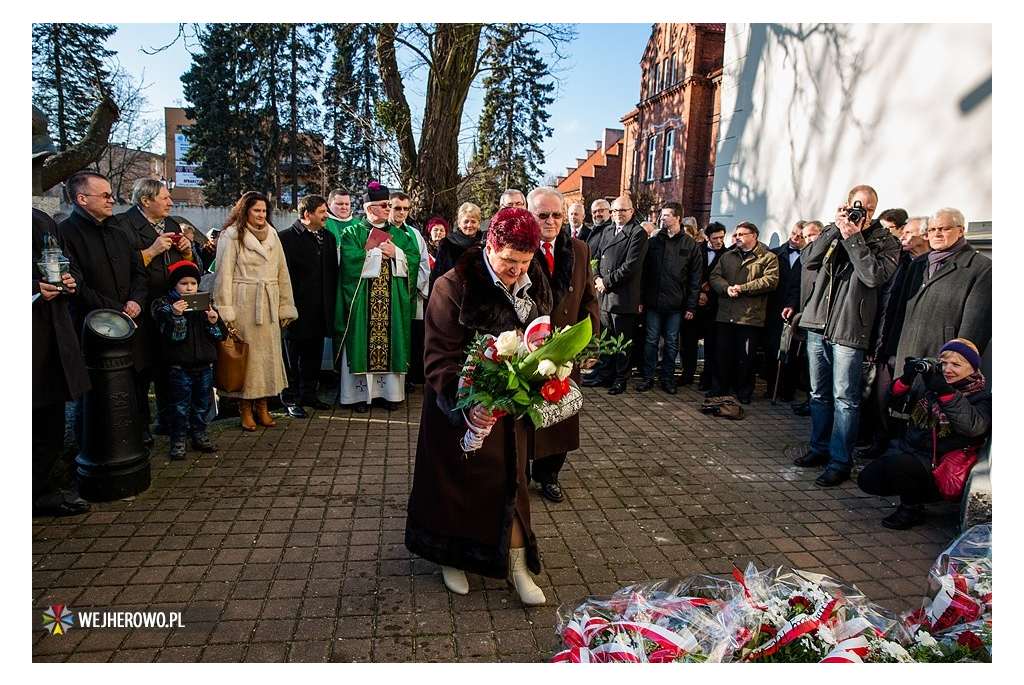 Wejherowianie upamiętnili prezydenta RP śp. Lecha Kaczyńskiego - 08.02.2014