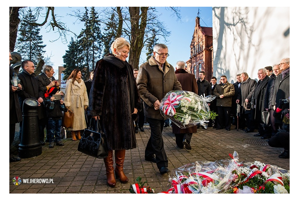 Wejherowianie upamiętnili prezydenta RP śp. Lecha Kaczyńskiego - 08.02.2014