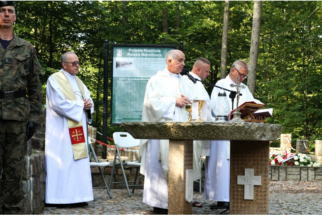 Hołd żołnierzom 1 MPS poległym pod Białą