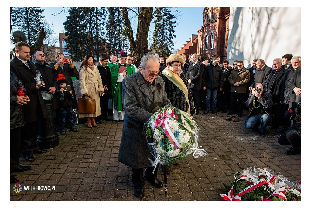 Wejherowianie upamiętnili prezydenta RP śp. Lecha Kaczyńskiego - 08.02.2014