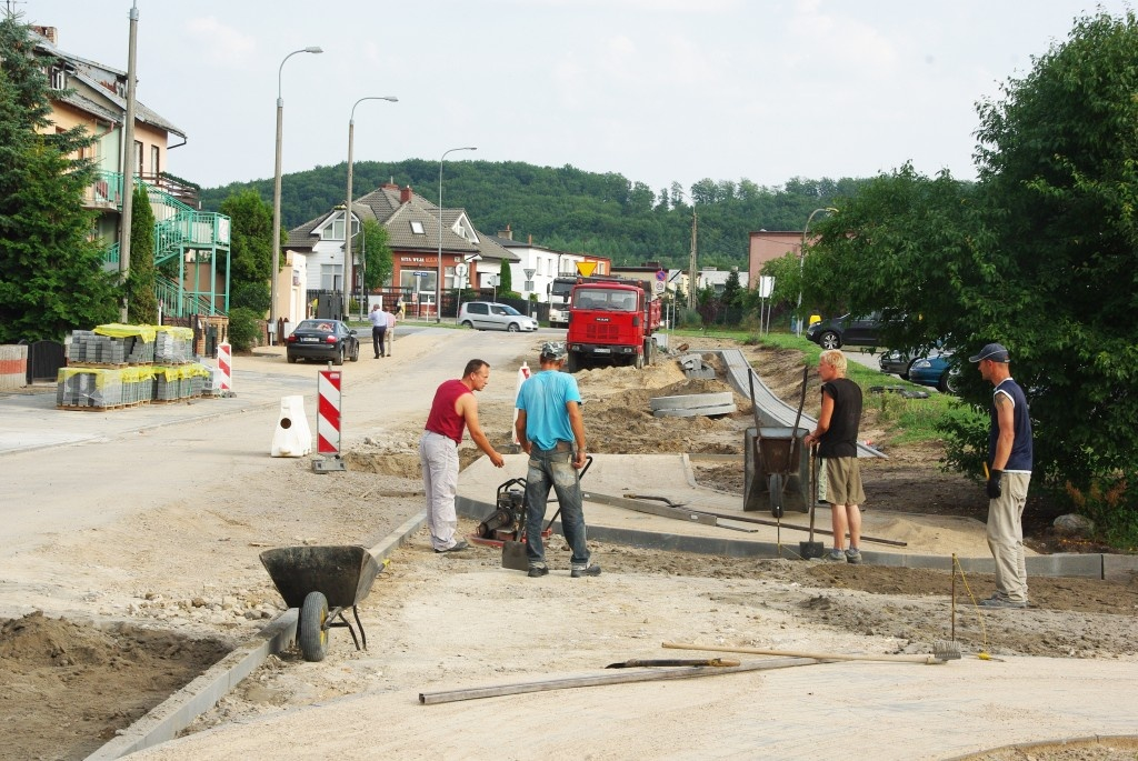 Trwa budowa wielu ulic w Wejherowie - 07.08.2013