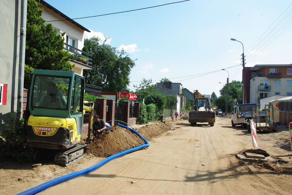 Trwa budowa wielu ulic w Wejherowie - 07.08.2013