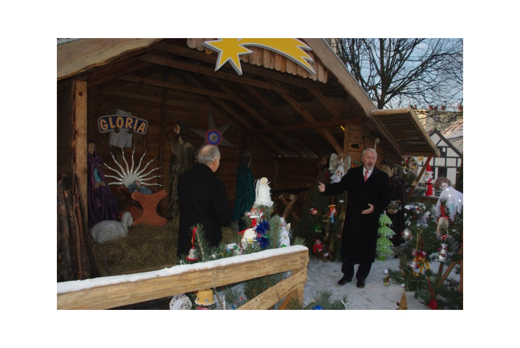 Szopka Bożonarodzeniowa na wejherowskim reynku - 21.12.2012