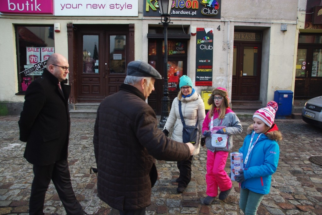 WOŚP na ulicach Wejherowa - 10.01.2016