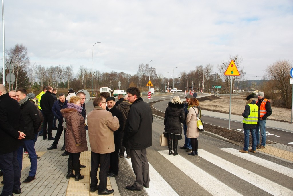 Węzeł Działki - przed i po otwarciu -26.02.2016