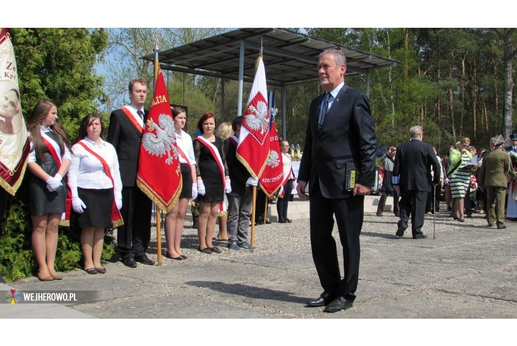 Wejherowscy kombatanci na obchodach 70. rocznicy wyzwolenia obozu w Potulicach  - 25.04.2015