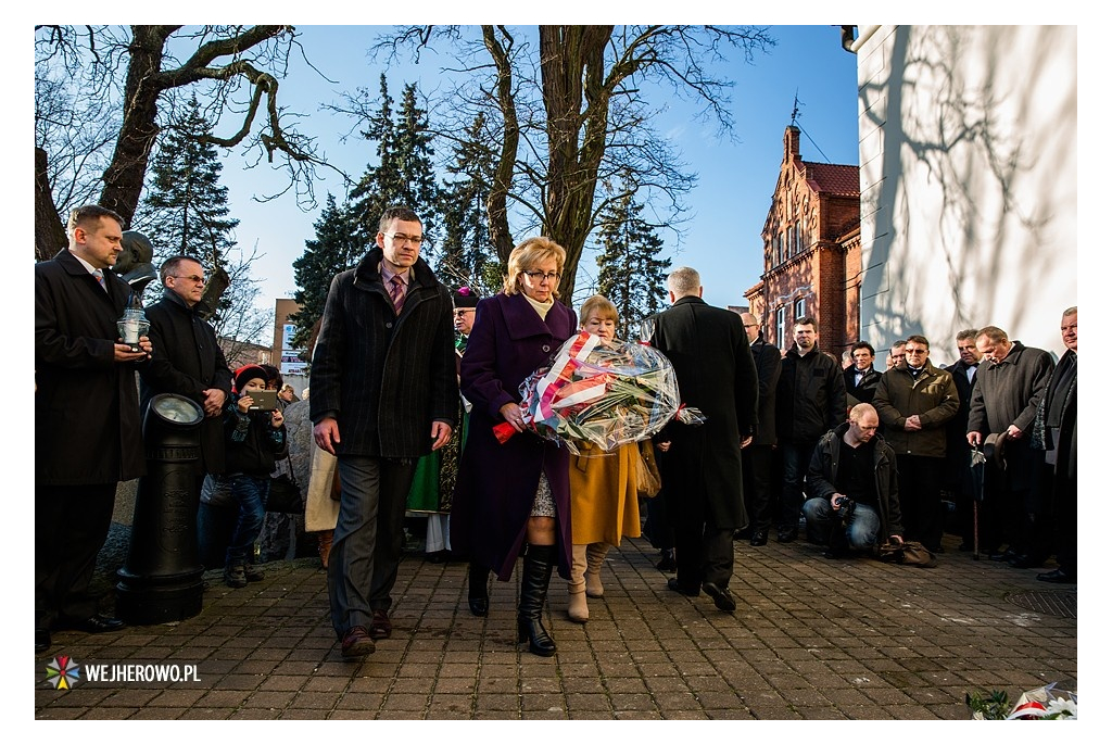 Wejherowianie upamiętnili prezydenta RP śp. Lecha Kaczyńskiego - 08.02.2014