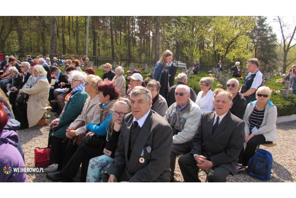 Wejherowscy kombatanci na obchodach 70. rocznicy wyzwolenia obozu w Potulicach  - 25.04.2015