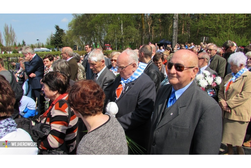 Wejherowscy kombatanci na obchodach 70. rocznicy wyzwolenia obozu w Potulicach  - 25.04.2015