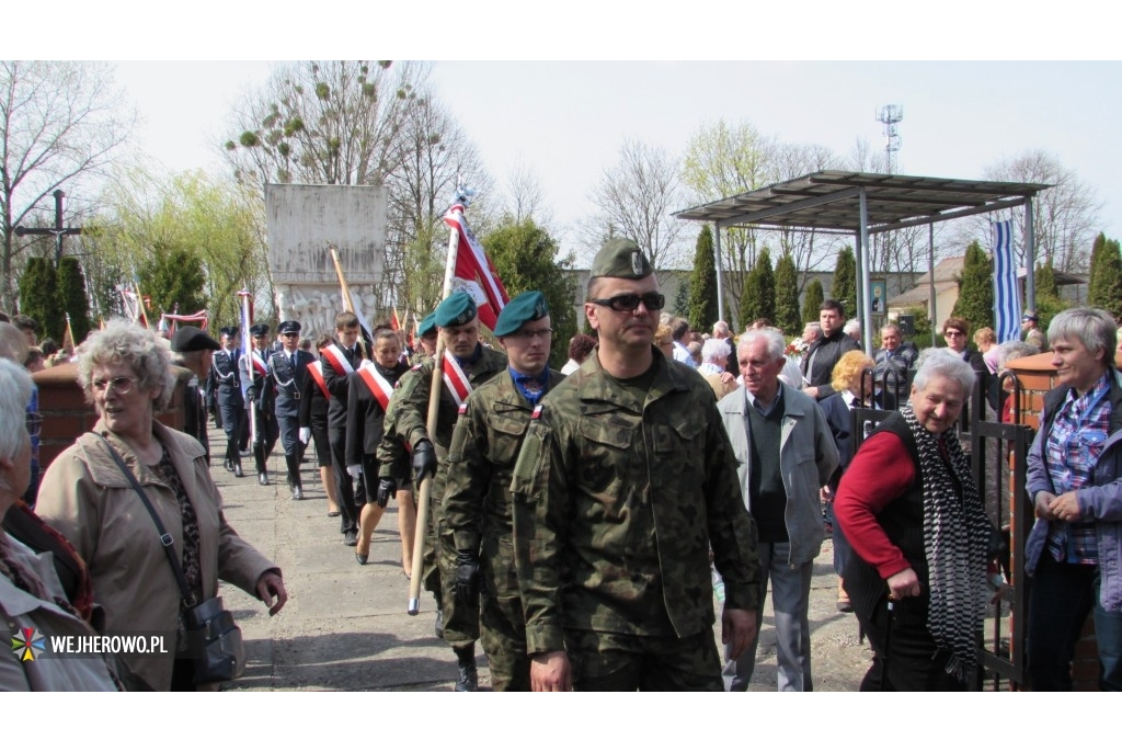 Wejherowscy kombatanci na obchodach 70. rocznicy wyzwolenia obozu w Potulicach  - 25.04.2015