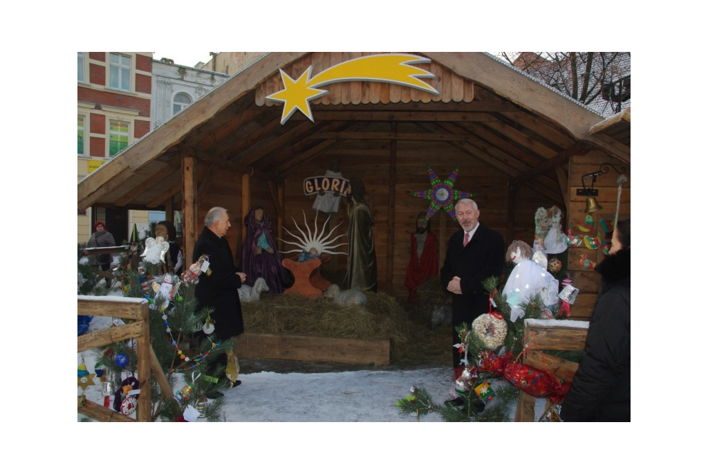 Szopka Bożonarodzeniowa na wejherowskim reynku - 21.12.2012